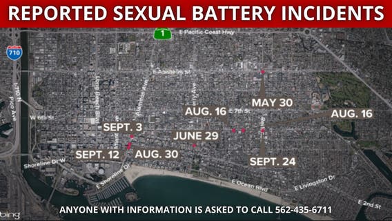 8 sexual battery incidents under investigation across Long Beach; police believe there may be more victims
