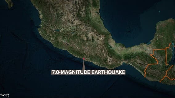 7.0-magnitude earthquake reported in Acapulco area of Mexico, USGS reports