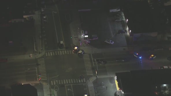 Two people, including child, shot in Long Beach; suspect on the run