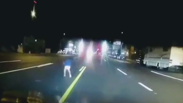 Delivery driver rescues young boy wandering through traffic in Van Nuys