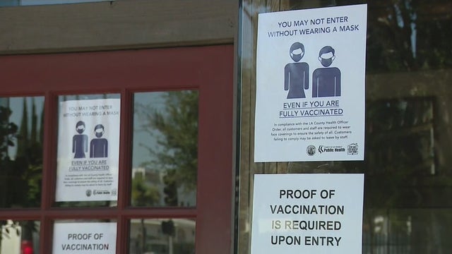Proof of vaccination required for West Hollywood patrons wanting to dine at indoor bars, restaurants