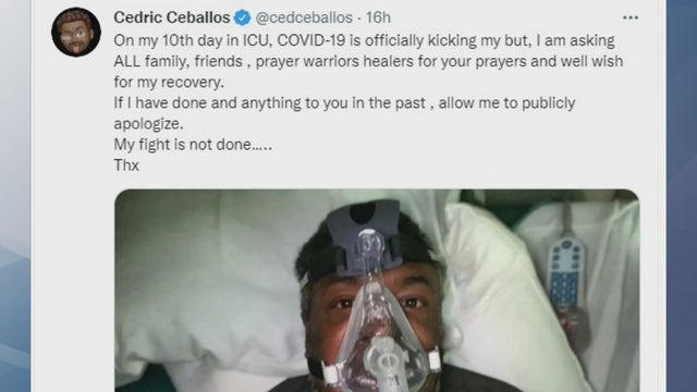 Former Laker Cedric Ceballos can't 'walk, breathe or function' after overcoming COVID-19