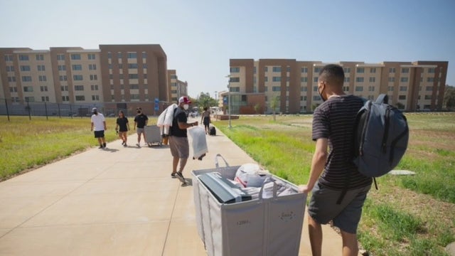 Students return to campus for in-person learning at UC schools in SoCal
