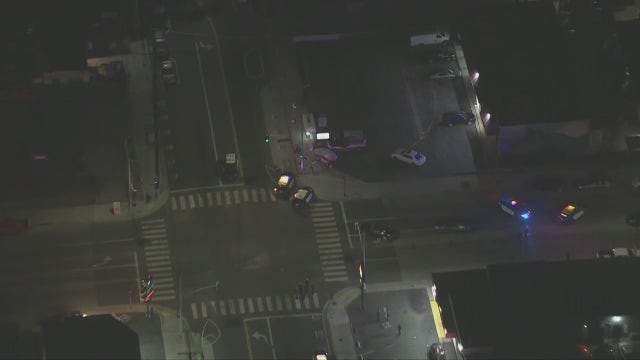 Two people, including child, shot in Long Beach; suspect on the run