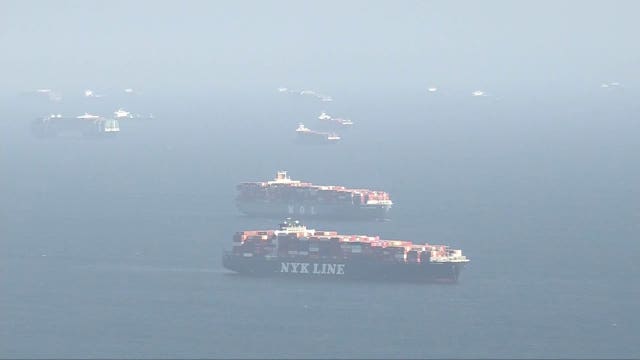 Port of Los Angeles seeing cargo backups amid surging consumer product demand