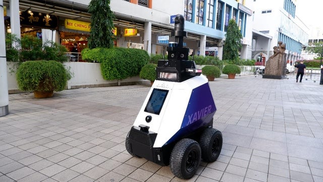 Singapore testing robots to patrol pedestrian areas for ‘undesirable social behaviors’