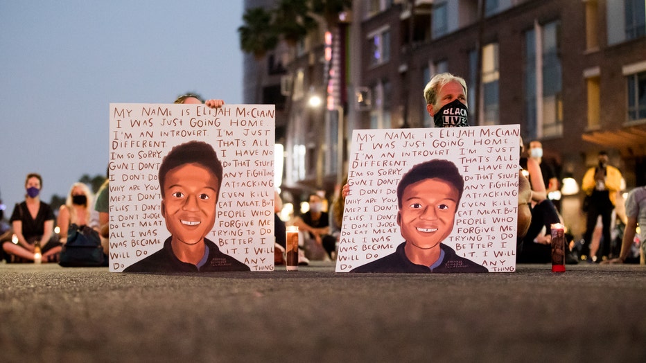 Laugh Factory Hosts Candlelight Vigil To Demand Justice For Elijah McClain