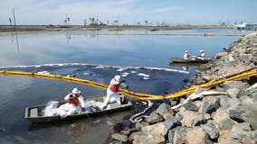 California oil spill called 'environmental catastrophe;' Crews race to limit damage