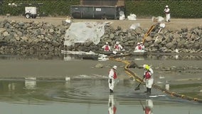 Huntington Beach oil spill: 1,200-foot ship dragged oil pipeline, Coast Guard says