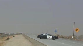 Dust storms in Lancaster area prompt roadway closures for hours due to 'low to zero visibility'