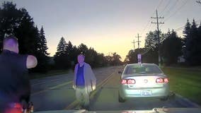 "Everything's going wrong": Sterling Heights Police stop speeding man, hook up new TV