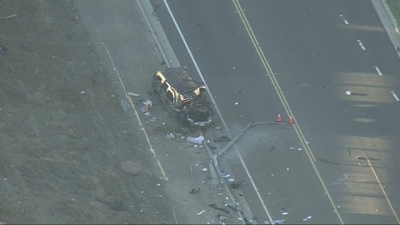 1 dead in crash near the 91 Freeway in Corona