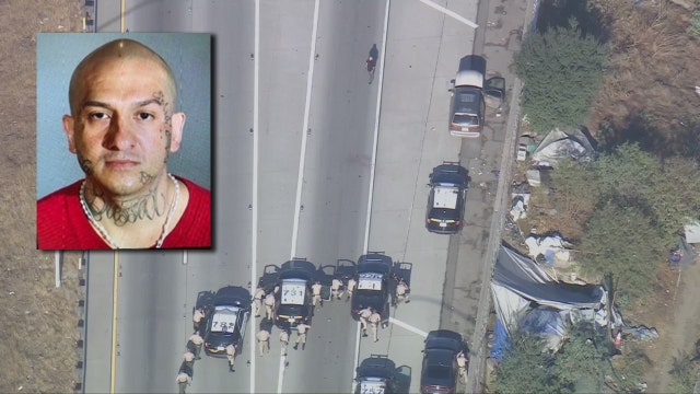 105 Freeway Shootout: CHP officer hurt, murder suspect dies in Paramount