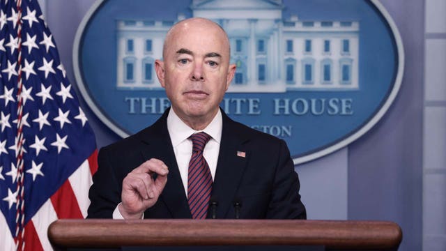 DHS Secretary Alejandro Mayorkas tests positive for COVID-19