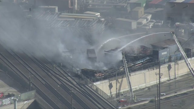 Man charged with arson after fire breaks out at shipping yard in Wilmington