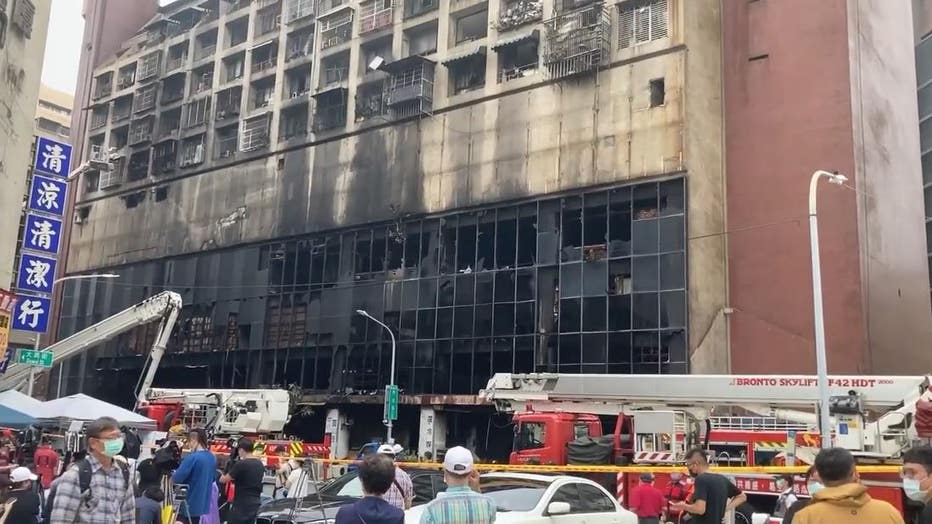 Taiwan Building fire