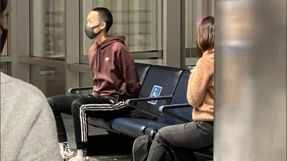 This photo shows the passenger who allegedly assaulted an American Airlines flight attendant.