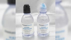 Hand sanitizer recalled over resemblance to water bottles