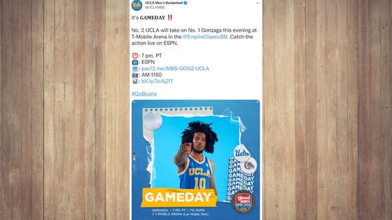 1-2 matchup of Gonzaga, UCLA highlights hoops tourney feast