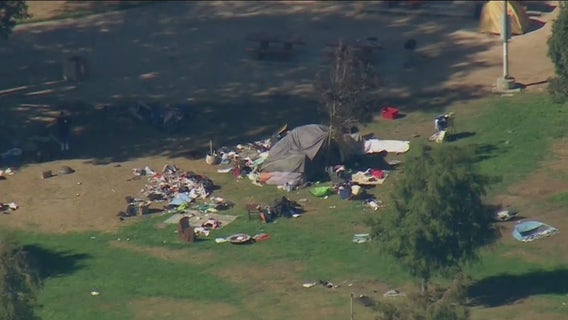Cleanup begins at homeless encampments in Westchester Park