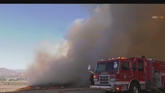 Firefighters stop forward progress on 16-acre fire in Riverside