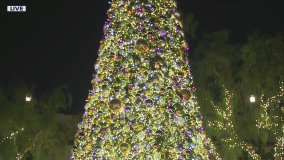 LA's Union Station celebrates the return of the annual tree lighting