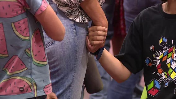 Students in 5-11 age group make their way to LA County vaccination stations