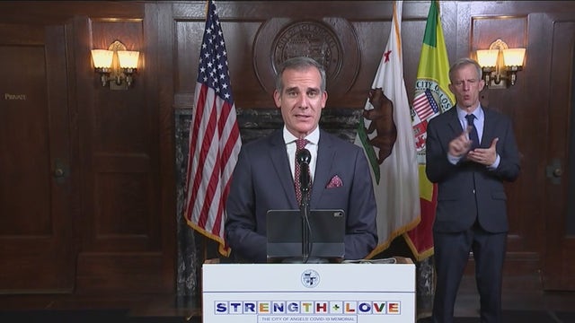 Mayor Garcetti urges booster shots for anyone over 18 in Los Angeles