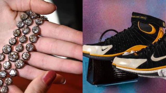 Royal jewels and Kobe Bryant’s shoes set for Geneva auction