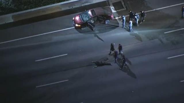 Suspect in custody after leading LAPD officers on pursuit