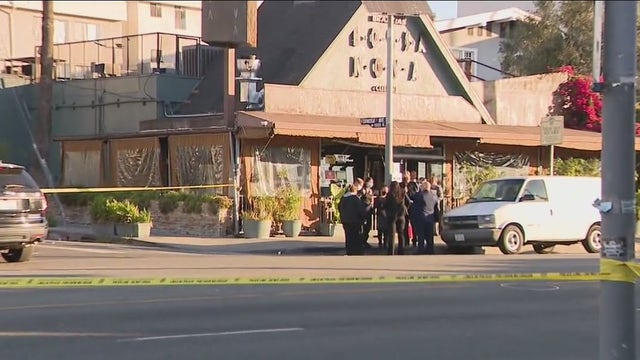 Man shot dead in armed robbery outside popular Hollywood restaurant
