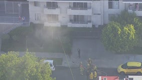 Explosion of electrical vault damages 3-story apartment building in North Hollywood