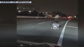 CHP pulls over go-kart driving on the 101 Freeway in Sherman Oaks