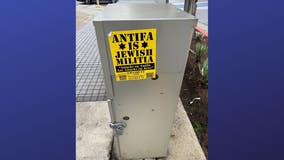Anti-Semitic stickers put up 'throughout' Manhattan Beach: police