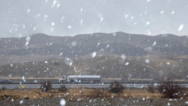 Stormy holiday week shaping up for California, Nevada