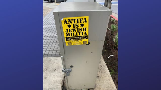 Anti-Semitic stickers put up 'throughout' Manhattan Beach: police