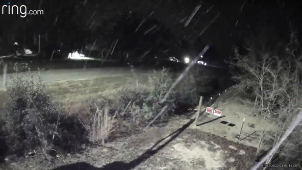 Snow falls in Florida Panhandle following first winter storm of 2022