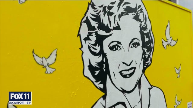 Betty White mural now on display in Melrose neighborhood