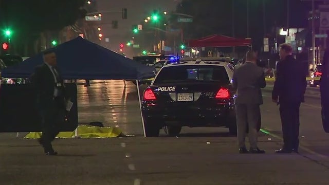 Alleged armed suspect killed after being struck by police gunfire in Huntington Park