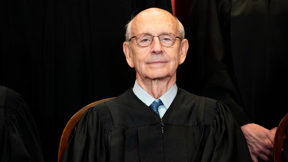 Supreme Court Justices Pose For Formal Group Photo