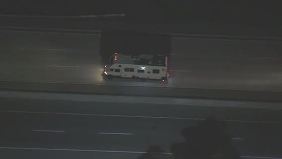 RV leads police on chase across Los Angeles County
