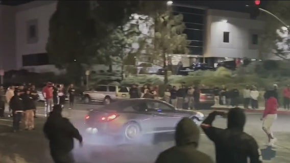 Caught on camera: Street takeovers in Sylmar