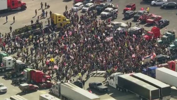 California truckers convoy opposing COVID-19 mandates departs for DC