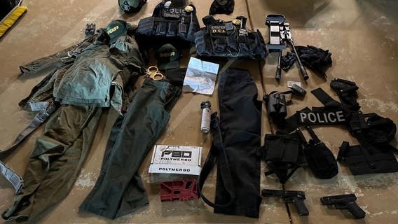 Deputies find fake police gear, guns after standoff in San Bernardino County