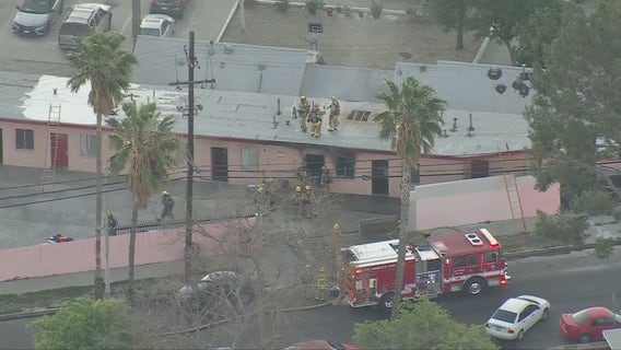Person found dead in Sylmar motel fire
