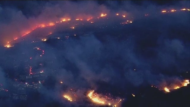 Red Flag Warning: Windy, dry conditions raise fire danger in LA County Mountains