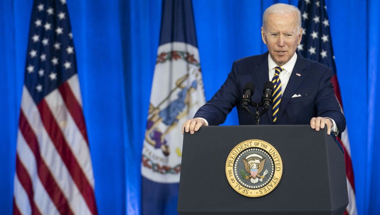 Joe Biden at the podium