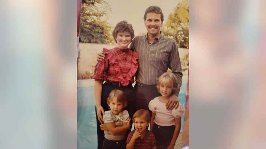 Fred Rose and his family in an undated photo taken by his stepfather.