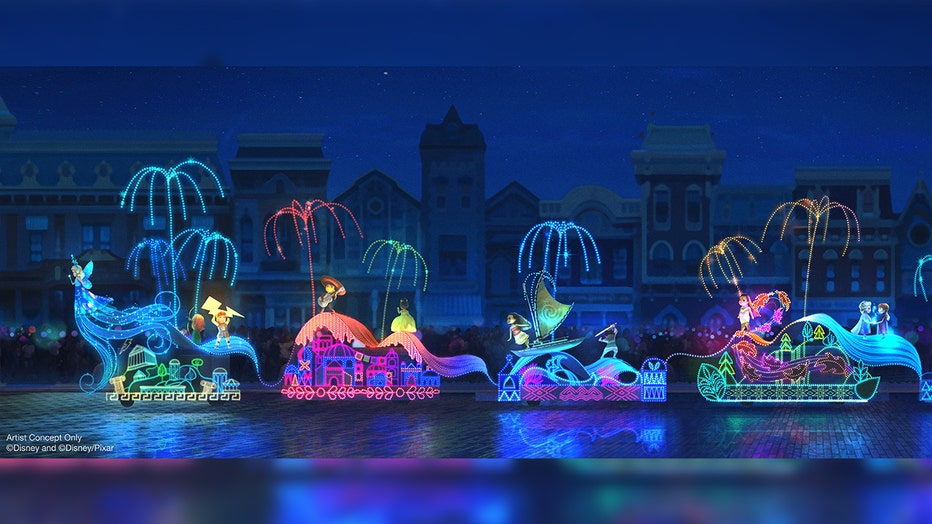 Disneyland's Main Street Electrical Parade.