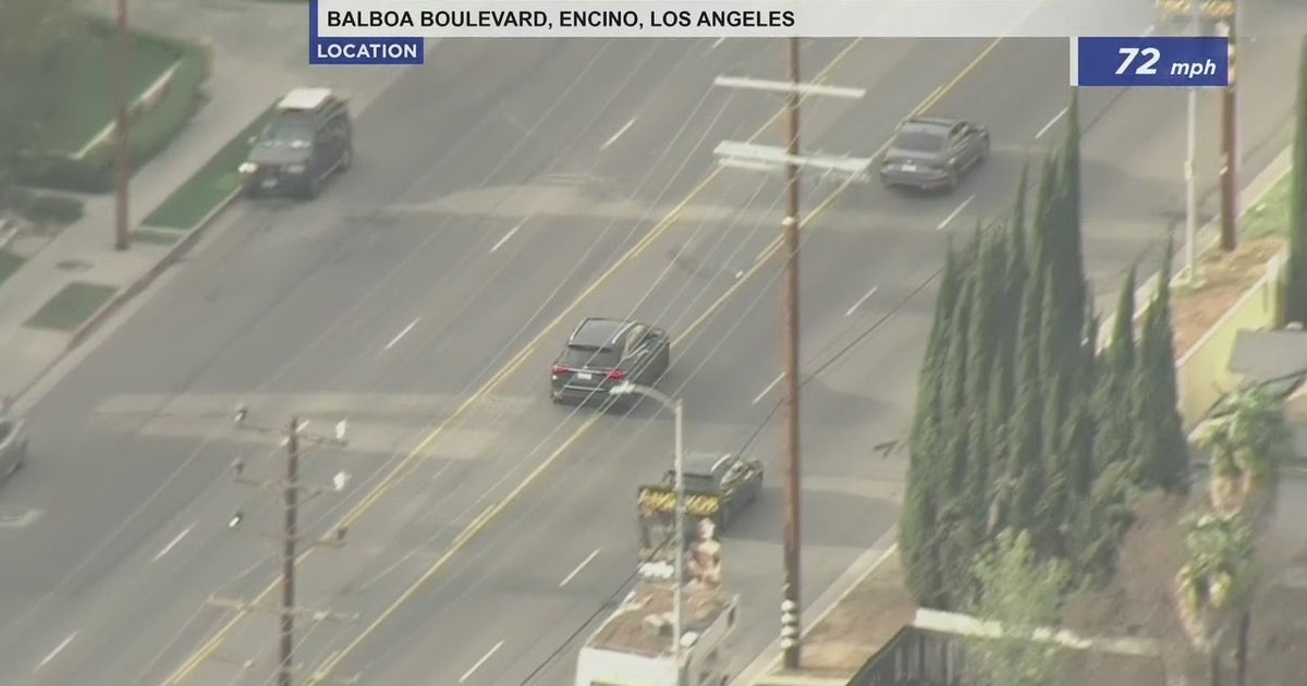 Suspect in custody after leading LAPD on chase across San Fernando ...